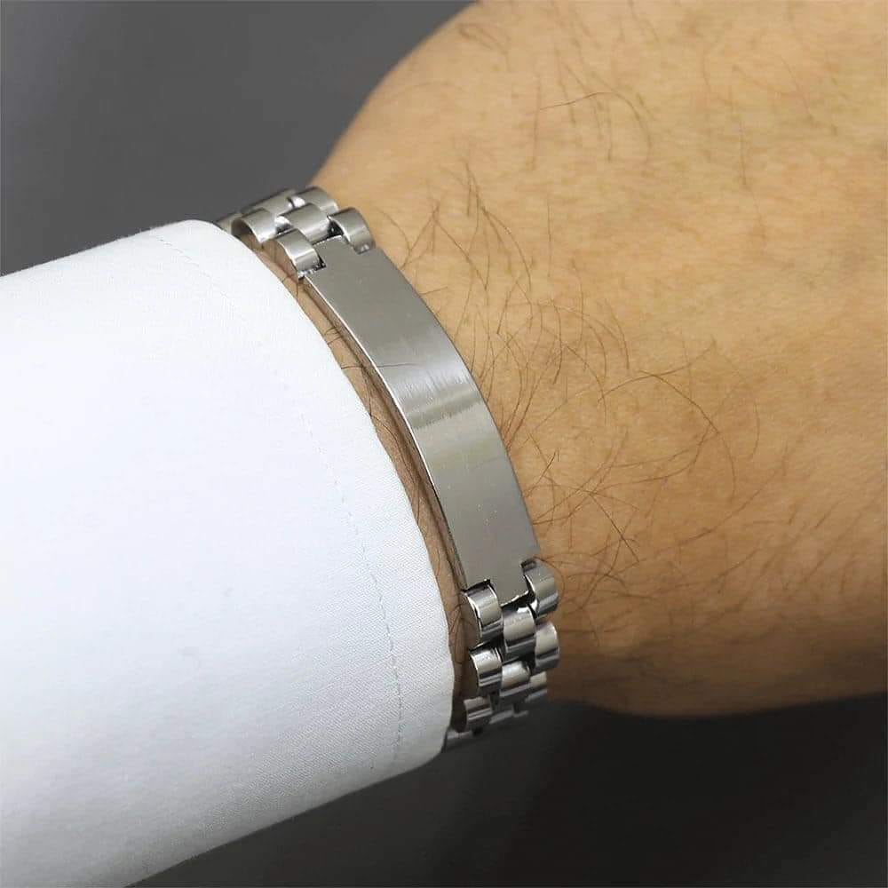 Men’s Rado Customized Name Chain Bracelet