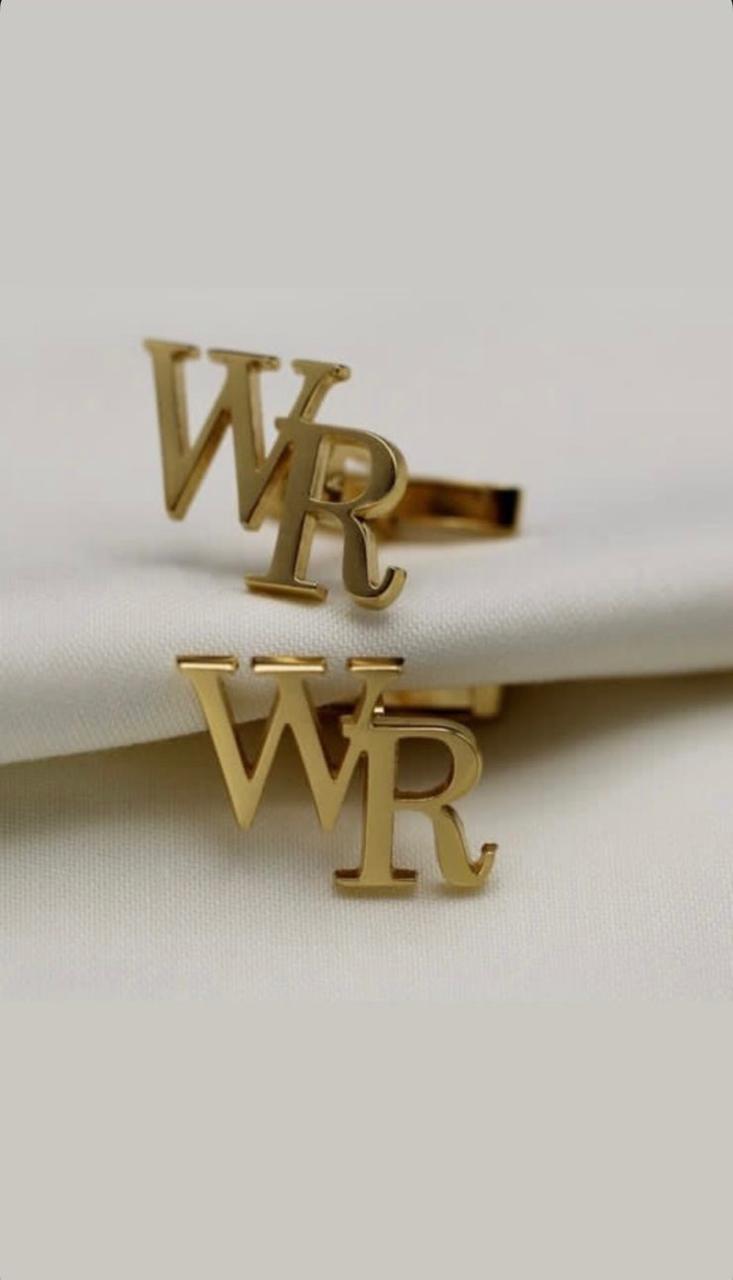Customized Initials Cufflinks