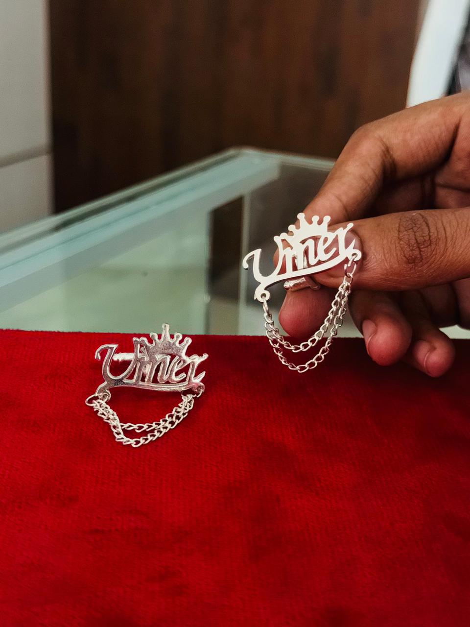 Customized Name Cufflinks / Studs