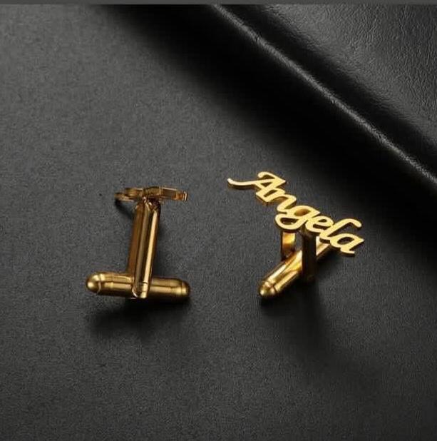 Customized Name Cufflinks / Studs