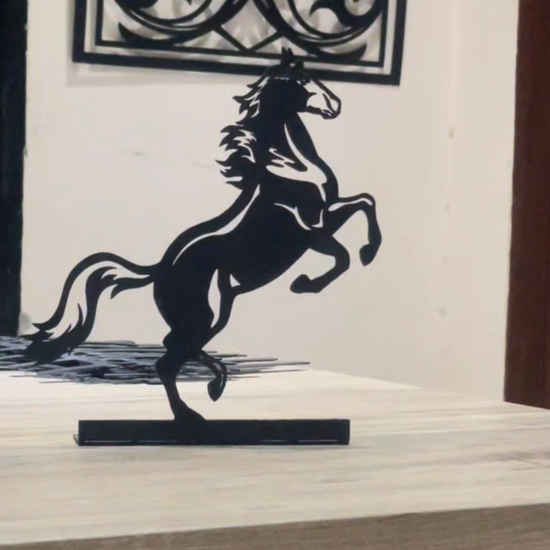 Metal Horse Decor