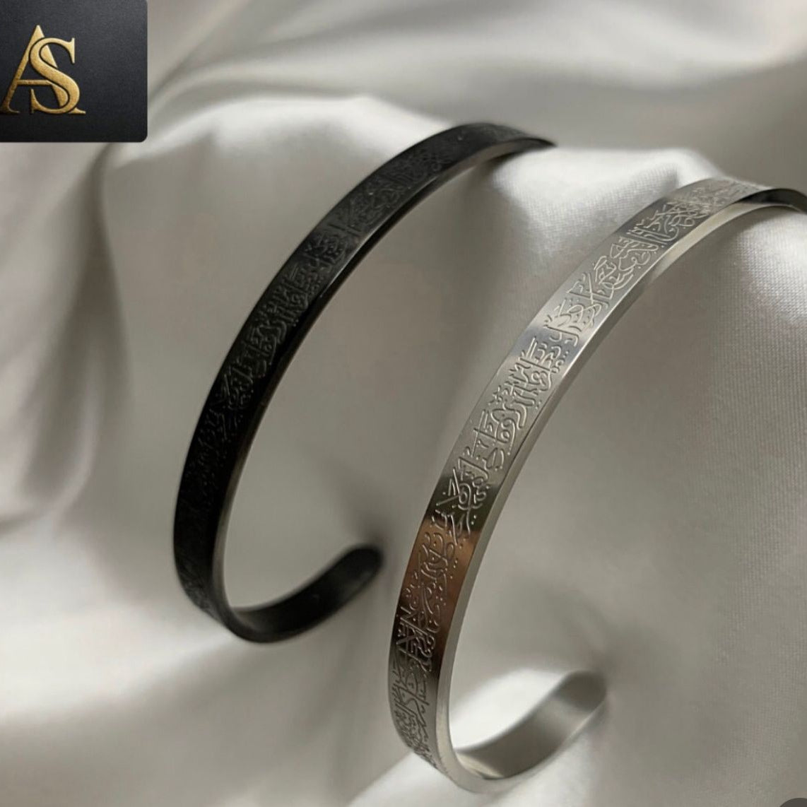 Ayatul Kursi Stainless Steel Bangle – Imported Quality ( Tarnish Free )
